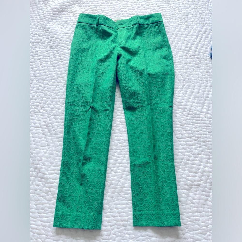 Banana Republic Hampton Fit Kelly green pedal pusher/ankle pants